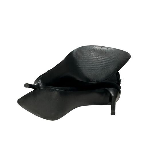 **Nine West Women's Fhani Stiletto Heel Ankle Boots Black Size 9.5 Suede Dressy - Picture 9 of 10